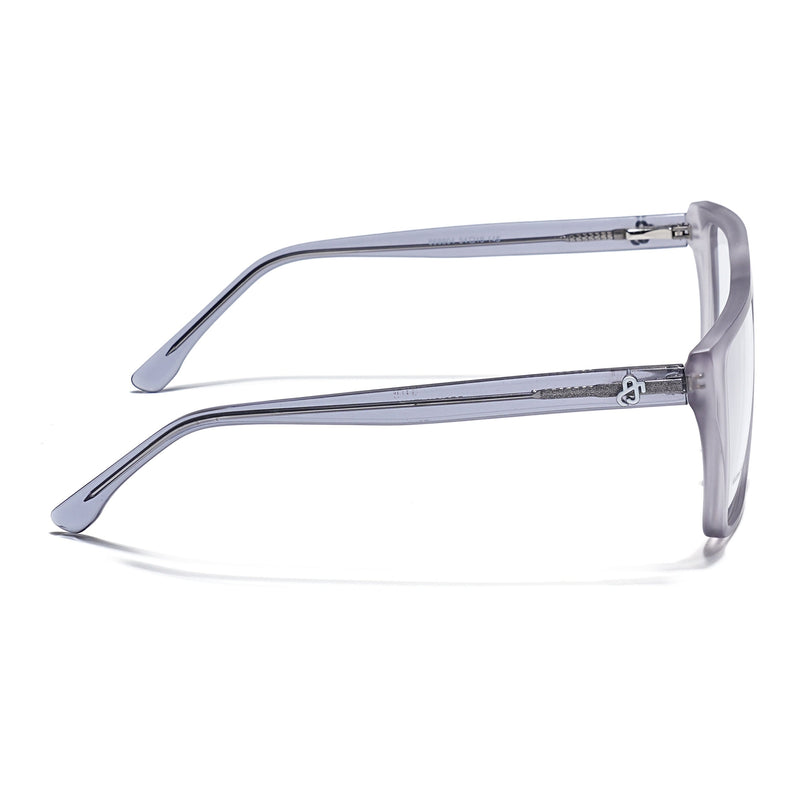 Eyejack Matt Grey Wayfarer Eyeglasses for Men & Women (668804FCL2357)