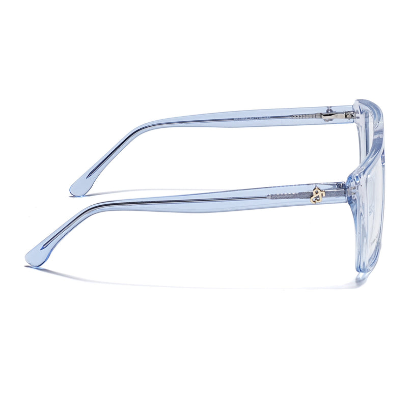 Eyejack Light Blue Wayfarer Eyeglasses for Men & Women (668804FCL2359)
