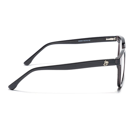 Eyejack Grey Square Eyeglasses for Men & Women (668805FCL2367)