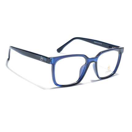 Eyejack Navy Blue Square Eyeglasses for Men & Women (668805FCL2370)