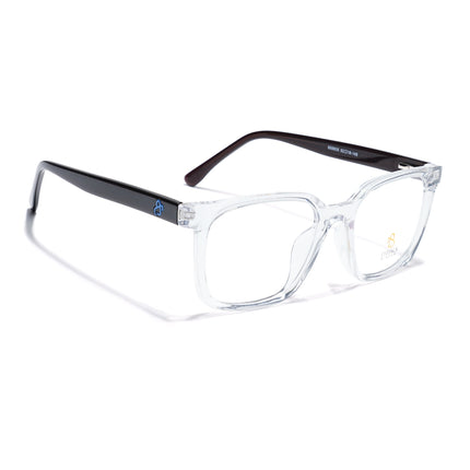 Eyejack Transparent Square Eyeglasses for Men & Women (668805FCL2374)