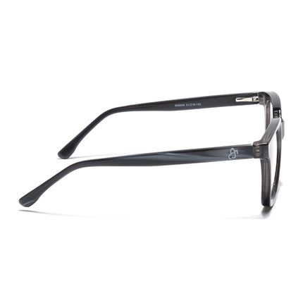 Eyejack Grey Square Eyeglasses for Men & Women (668806FCL2380)
