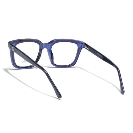Eyejack Navy Blue Square Eyeglasses for Men & Women (668806FCL2382)