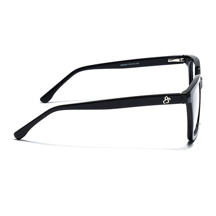 Eyejack Shine Black Wayfarer Eyeglasses for Men & Women (668808FCL2400)