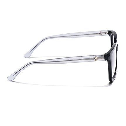 Eyejack Shine Black Wayfarer Eyeglasses for Men & Women (668808FCL2401)
