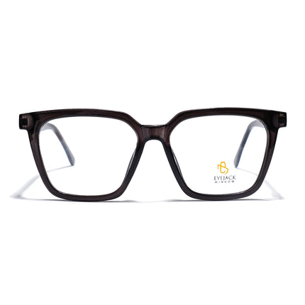 Eyejack Grey Wayfarer Eyeglasses for Men & Women (668808FCL2404)