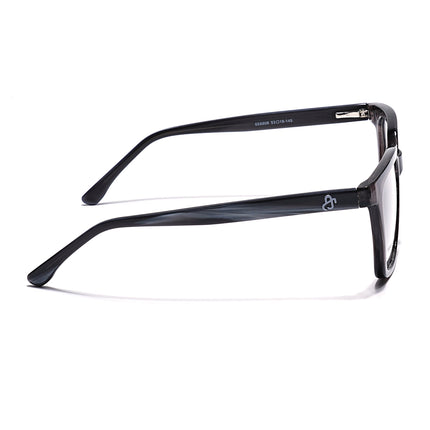 Eyejack Grey Wayfarer Eyeglasses for Men & Women (668808FCL2404)
