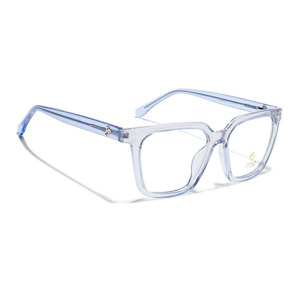 Eyejack Light Blue Wayfarer Eyeglasses for Men & Women (668808FCL2407)