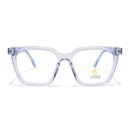 Eyejack Light Blue Wayfarer Eyeglasses for Men & Women (668808FCL2407)