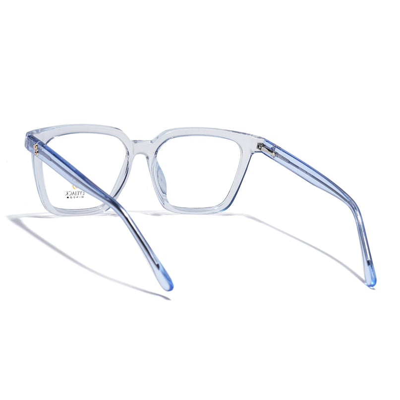 Eyejack Light Blue Wayfarer Eyeglasses for Men & Women (668808FCL2407)