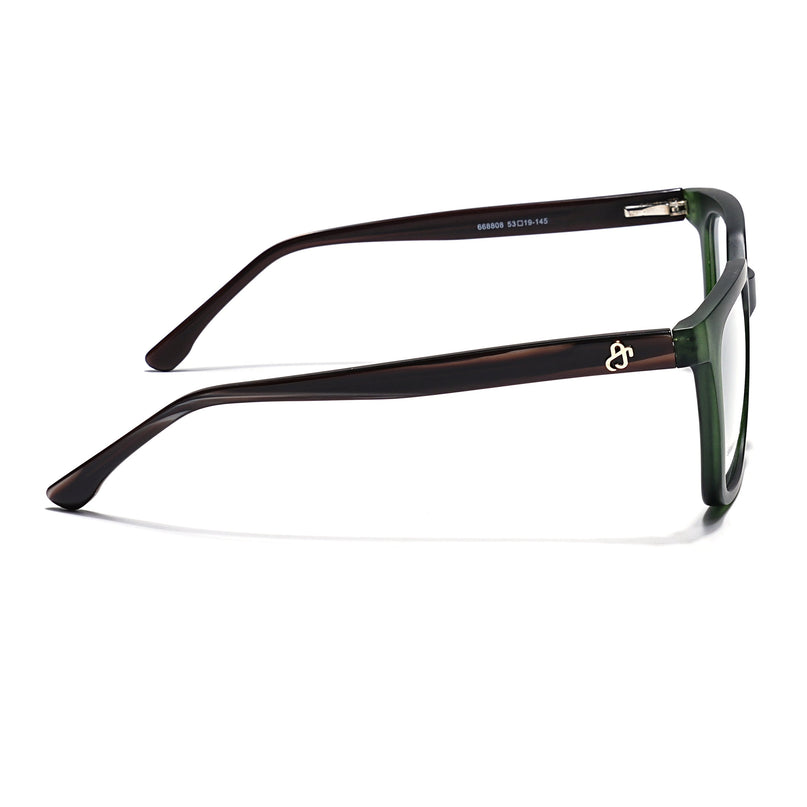 Eyejack Green Wayfarer Eyeglasses for Men & Women (668808FCL2409)