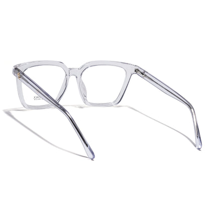 Eyejack Transparent Wayfarer Eyeglasses for Men & Women (668808FCL2411)