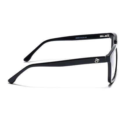 Eyejack Shine Black Wayfarer Eyeglasses for Men & Women (668809FCL2412)