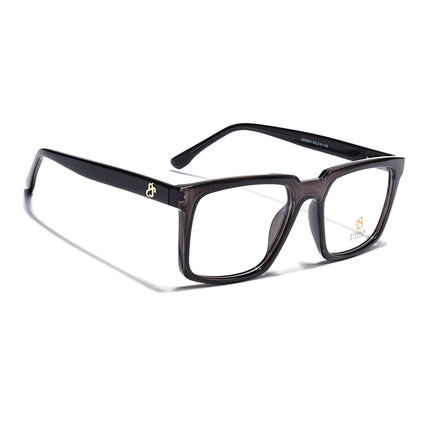 Eyejack Grey Wayfarer Eyeglasses for Men & Women (668809FCL2415)