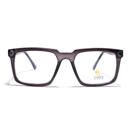 Eyejack Grey Wayfarer Eyeglasses for Men & Women (668809FCL2416)