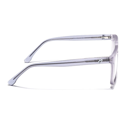 Eyejack Matt Grey Wayfarer Eyeglasses for Men & Women (668809FCL2417)