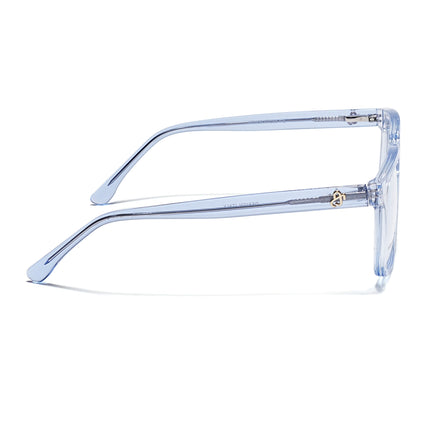 Eyejack Light Blue Wayfarer Eyeglasses for Men & Women (668809FCL2419)