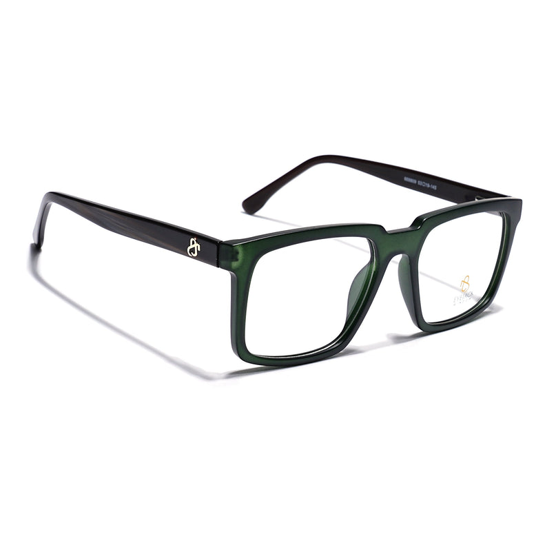 Eyejack Green Wayfarer Eyeglasses for Men & Women (668809FCL2421)