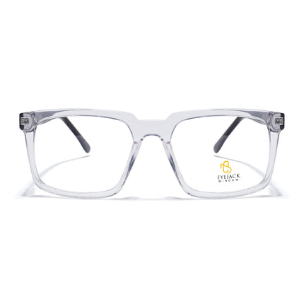 Eyejack Transparent Wayfarer Eyeglasses for Men & Women (668809FCL2422)