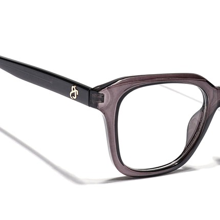 Eyejack Grey Wayfarer Eyeglasses for Men & Women (668810FCL2427)