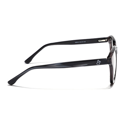 Eyejack Grey Wayfarer Eyeglasses for Men & Women (668810FCL2428)
