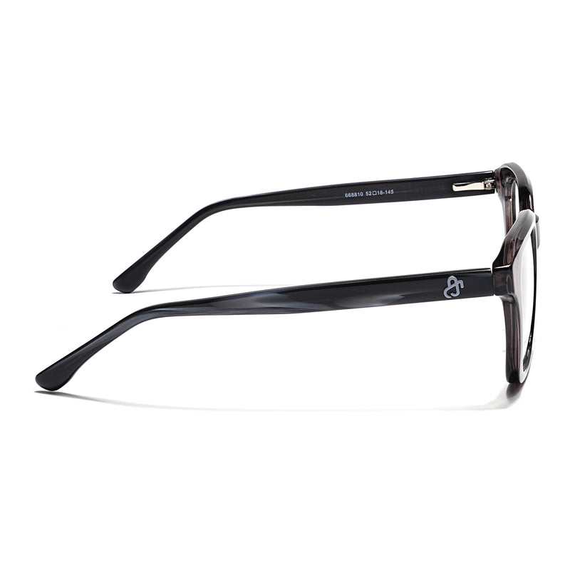 Eyejack Grey Wayfarer Eyeglasses for Men & Women (668810FCL2428)