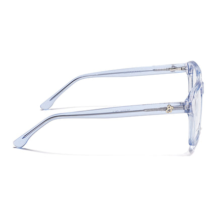 Eyejack Light Blue Wayfarer Eyeglasses for Men & Women (668810FCL2431)