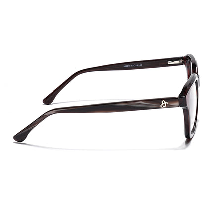 Eyejack Brown Wayfarer Eyeglasses for Men & Women (668810FCL2432)