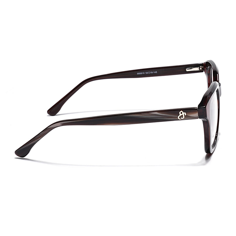 Eyejack Brown Wayfarer Eyeglasses for Men & Women (668810FCL2432)