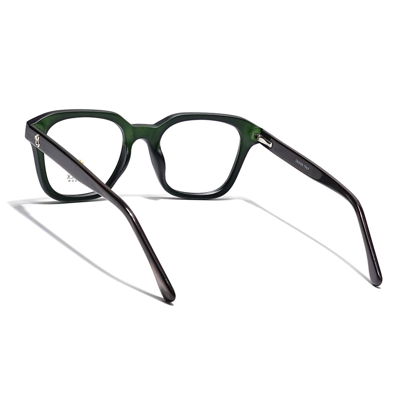 Eyejack Green Wayfarer Eyeglasses for Men & Women (668810FCL2433)