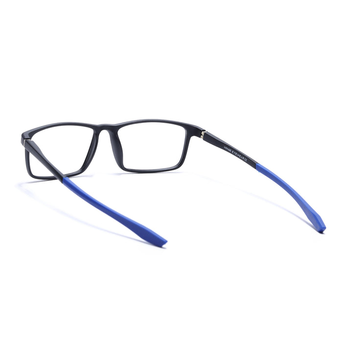 Voyage Active Black Square Eyeglasses for Men & Women - MG5667-C3