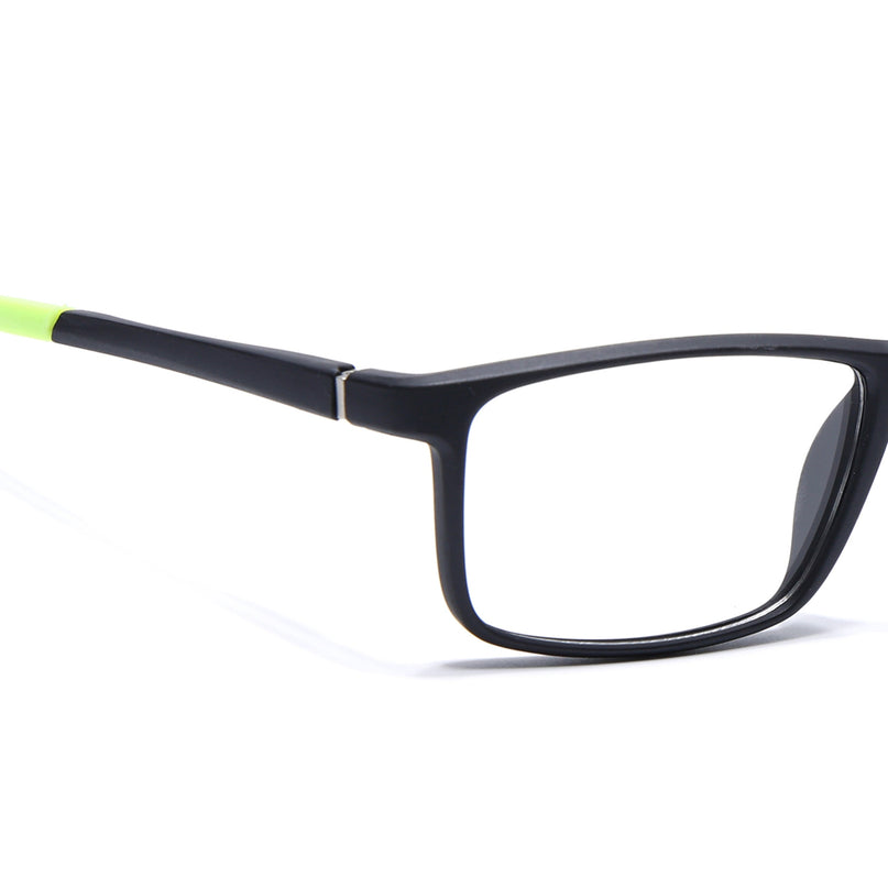 Voyage Active Black Square Eyeglasses for Men & Women - MG5668-C4