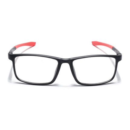 Voyage Active Black Square Eyeglasses for Men & Women - MG5669-C5