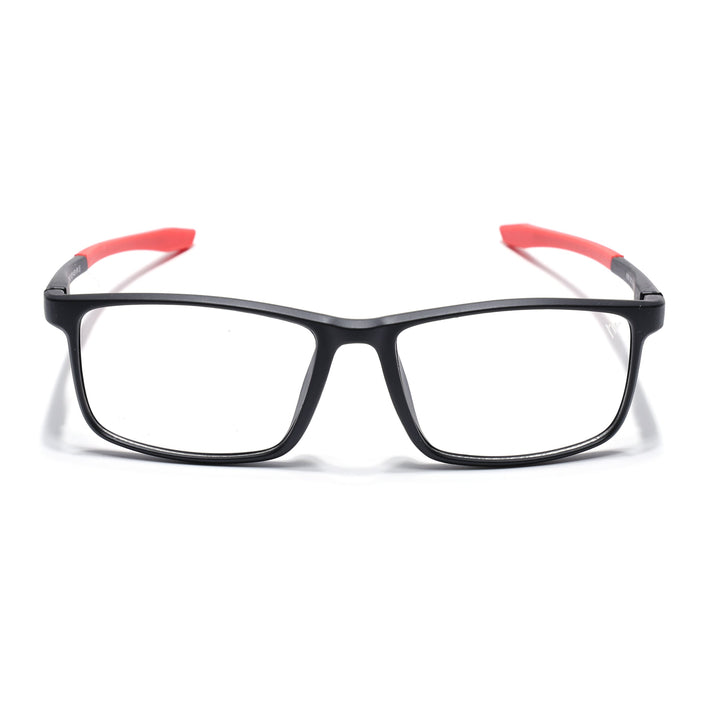 Voyage Active Black Square Eyeglasses for Men & Women - MG5669-C5