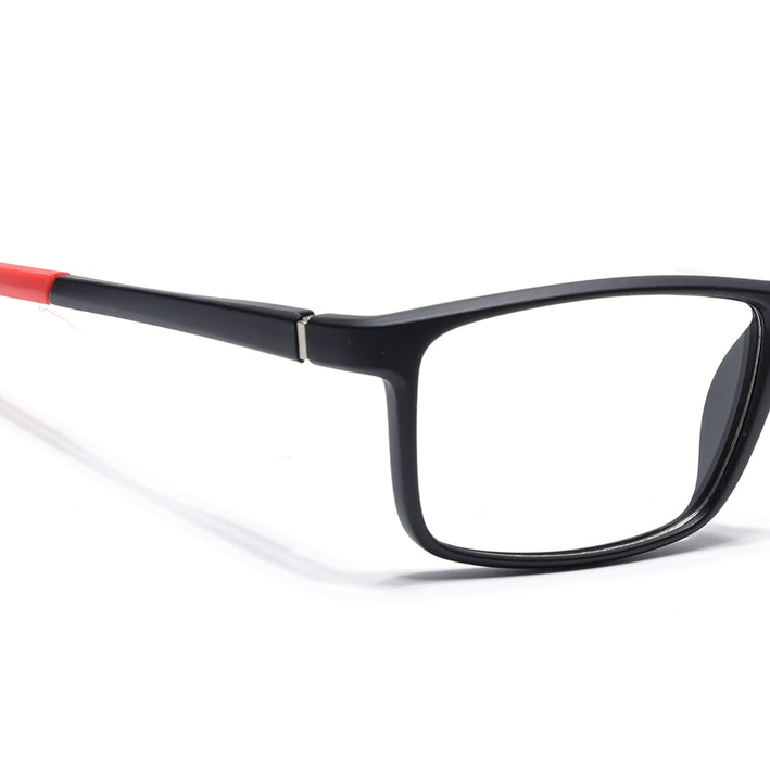 Voyage Active Black Square Eyeglasses for Men & Women - MG5669-C5