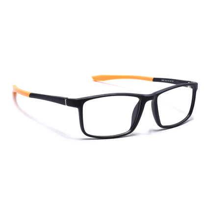 Voyage Active Black Square Eyeglasses for Men & Women - MG5670-C6