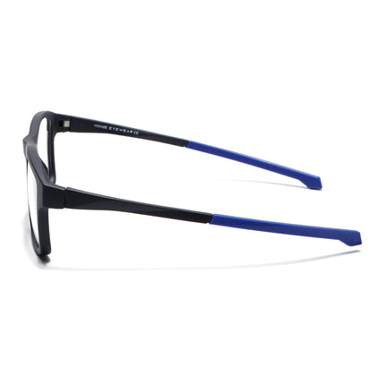 Voyage Active Black Square Eyeglasses for Men & Women - MG5673-C3