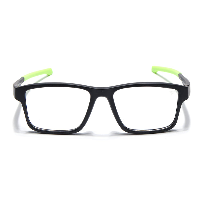 Voyage Active Black Square Eyeglasses for Men & Women - MG5674-C4