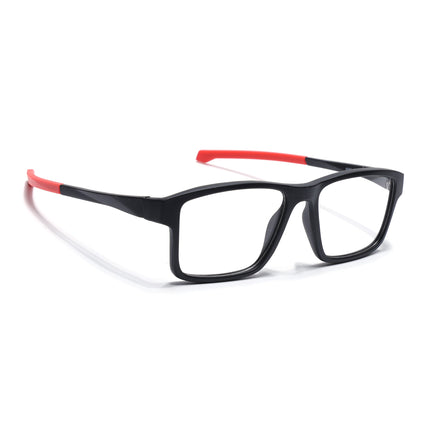 Voyage Active Black Square Eyeglasses for Men & Women - MG5675-C5