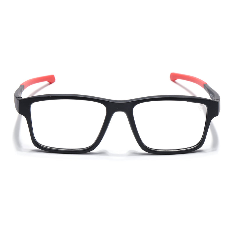 Voyage Active Black Square Eyeglasses for Men & Women - MG5675-C5
