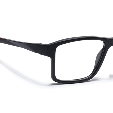 Voyage Active Black Square Eyeglasses for Men & Women - MG5675-C5