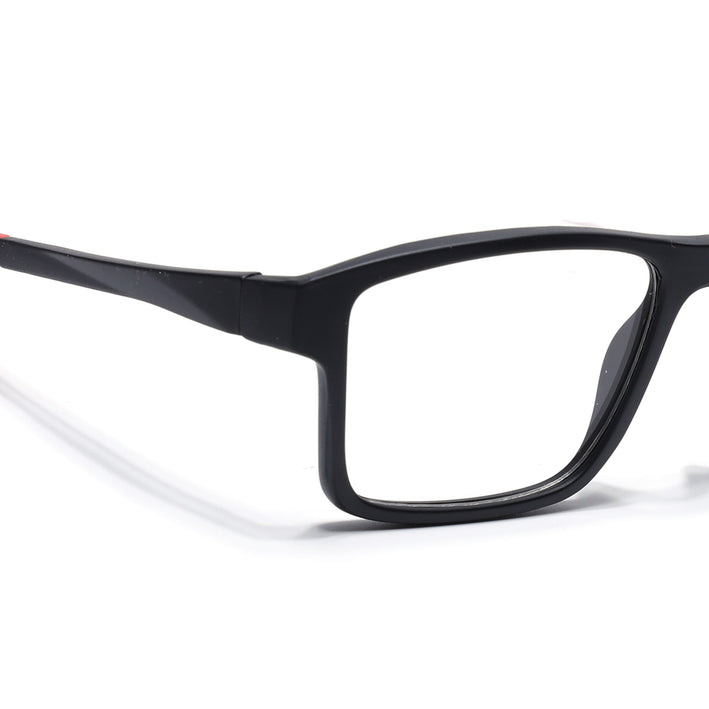 Voyage Active Black Square Eyeglasses for Men & Women - MG5675-C5