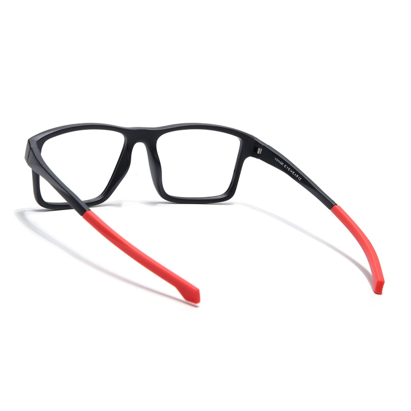 Voyage Active Black Square Eyeglasses for Men & Women - MG5675-C5
