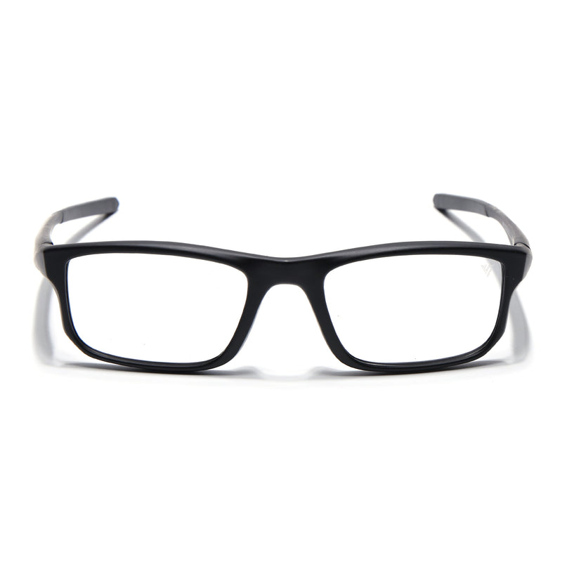 Voyage Active Black Rectangle Eyeglasses for Men & Women - MG5677-C1