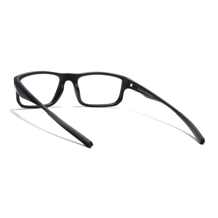 Voyage Active Black Rectangle Eyeglasses for Men & Women - MG5677-C1