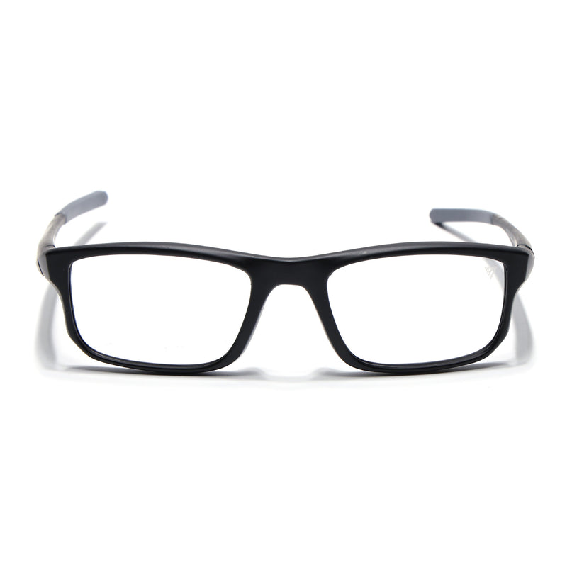 Voyage Active Black Rectangle Eyeglasses for Men & Women - MG5678-C2