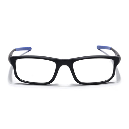 Voyage Active Black Rectangle Eyeglasses for Men & Women - MG5679-C3