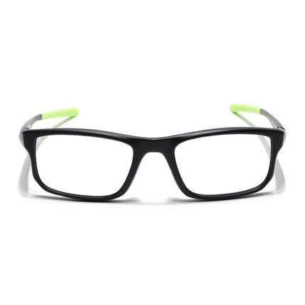 Voyage Active Black Rectangle Eyeglasses for Men & Women - MG5680-C4