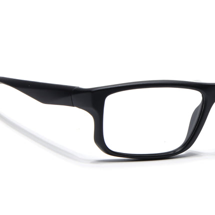 Voyage Active Black Rectangle Eyeglasses for Men & Women - MG5680-C4