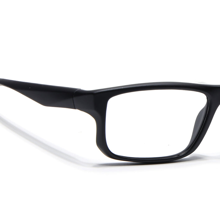 Voyage Active Black Rectangle Eyeglasses for Men & Women - MG5680-C4